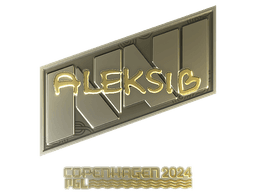 Sticker | Aleksib (Gold) | Copenhagen 2024