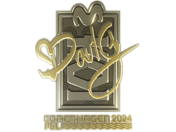 Sticker | dav1g (Gold) | Copenhagen 2024