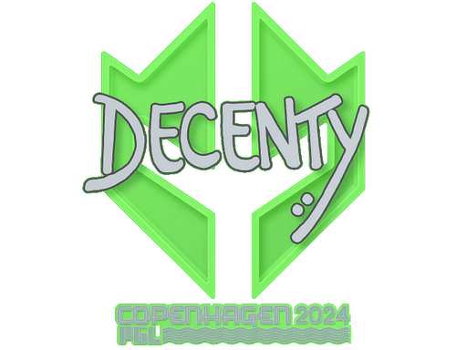 Sticker | decenty | Copenhagen 2024