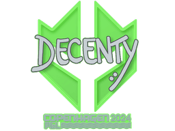 Sticker | decenty | Copenhagen 2024