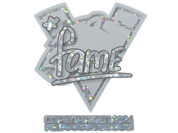 Sticker | fame (Glitter) | Copenhagen 2024