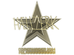Sticker | hallzerk (Gold) | Copenhagen 2024