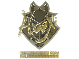 Sticker | HooXi (Gold) | Copenhagen 2024