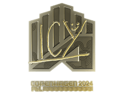 Sticker | ICY (Gold) | Copenhagen 2024