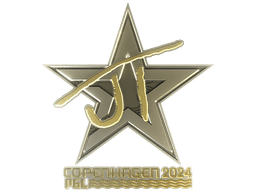 Sticker | JT (Gold) | Copenhagen 2024