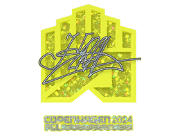 Sticker | Krad (Glitter) | Copenhagen 2024