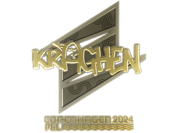 Sticker | kraghen (Gold) | Copenhagen 2024