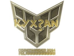 Sticker | kyxsan (Gold) | Copenhagen 2024