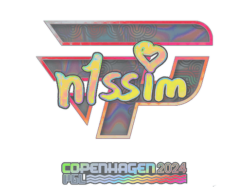 Sticker | n1ssim (Holo) | Budapest 2025