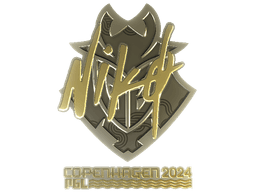 Sticker | NiKo (Gold) | Copenhagen 2024