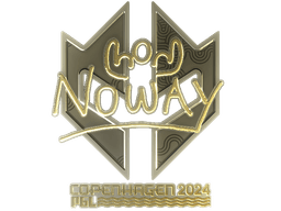 Sticker | noway (Gold) | Copenhagen 2024