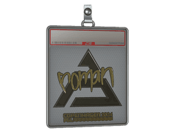 Sticker Slab | roman (Gold) | Copenhagen 2024