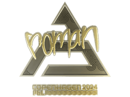 Sticker | roman (Gold) | Copenhagen 2024