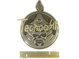 Sticker | Techno4K (Gold) | Copenhagen 2024
