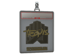 Sticker Slab | TRAVIS (Gold) | Copenhagen 2024