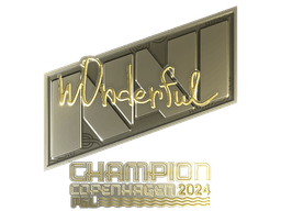 Sticker | w0nderful (Gold, Champion) | Copenhagen 2024