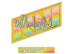 Sticker | w0nderful (Holo) | Copenhagen 2024