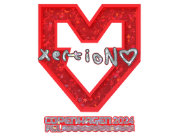Sticker | xertioN (Glitter) | Copenhagen 2024