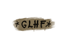 Sealed Graffiti | GLHF (Dust Brown)