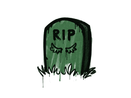Sealed Graffiti | Tombstone (Jungle Green)