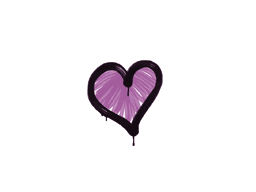 Heart (Bazooka Pink)