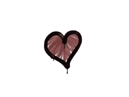 Heart (Brick Red)