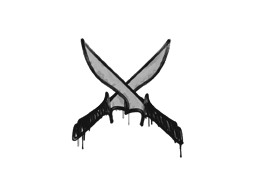 Sealed Graffiti | X-Knives (Shark White)