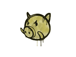 Sealed Graffiti | Piggles (Tracer Yellow)