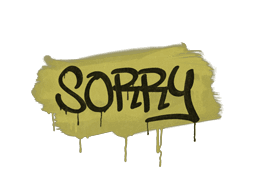 Sealed Graffiti | Sorry (Tracer Yellow)