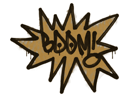 Sealed Graffiti | BOOM (Desert Amber)