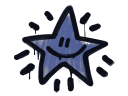 Sealed Graffiti | Shining Star (SWAT Blue)