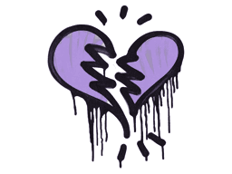 Broken Heart (Violent Violet)