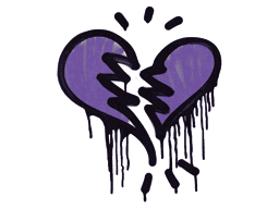 Broken Heart (Monster Purple)