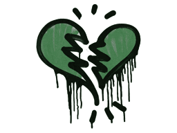 Broken Heart (Jungle Green)