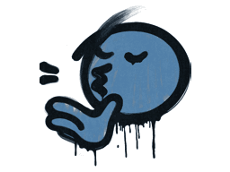 Sealed Graffiti | Chef Kiss (Monarch Blue)
