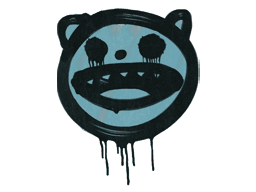 Happy Cat (Wire Blue)
