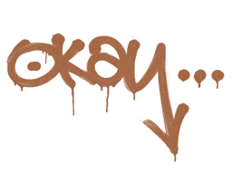 Sealed Graffiti | Okay (Tiger Orange)