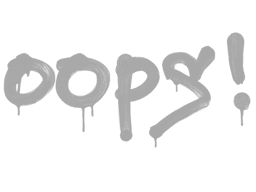 Sealed Graffiti | Oops (Shark White)