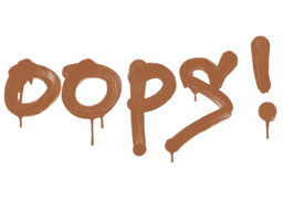 Sealed Graffiti | Oops (Tiger Orange)