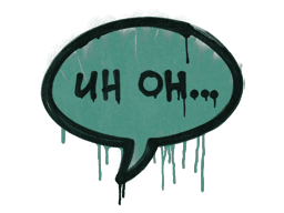 Uh Oh (Frog Green)