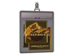 Sticker Slab | Planetkey Dynamics (Gold) | DreamHack 2014