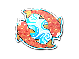 Sealed Graffiti | Twin Koi