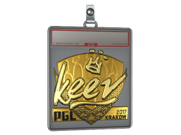 Sticker Slab | keev (Gold) | Krakow 2017