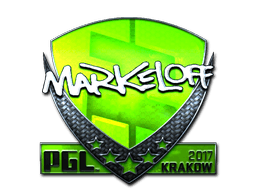 Sticker | markeloff (Foil) | Cologne 2015