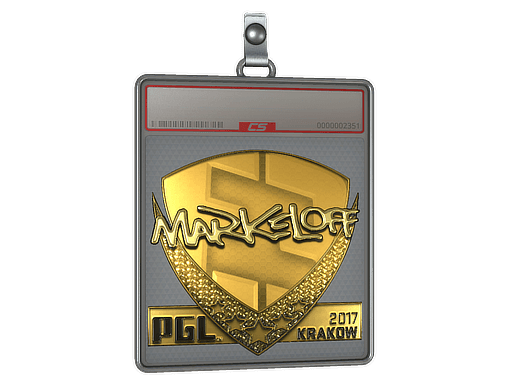 Sticker Slab | markeloff (Gold) | Cologne 2016