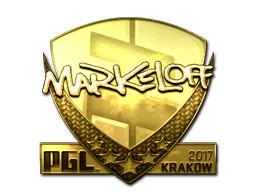 Sticker | markeloff (Gold) | MLG Columbus 2016