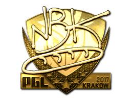 Sticker | NBK- (Gold) | MLG Columbus 2016