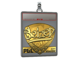 Sticker Slab | seized (Gold) | Krakow 2017