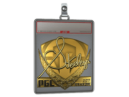 Sticker Slab | steel (Gold) | Krakow 2017