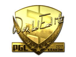 Sticker | WorldEdit (Gold) | MLG Columbus 2016